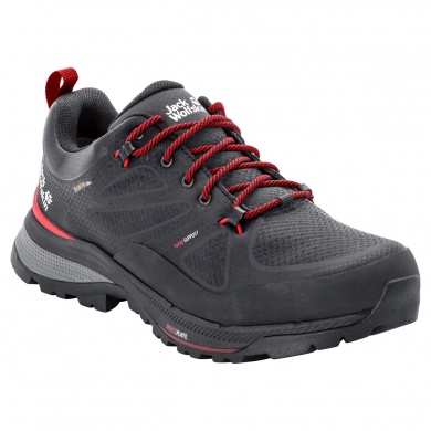 Jack Wolfskin Buty trekkingowe Force Striker Texapore Low wodoodporne szare męskie